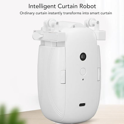 Diydeg Automatic Curtain Opener, Remote Control Smart Curtain with App, Quiet Electronic Curtain Opener for U Track I Track, Bedrooms, Living Rooms, Offices