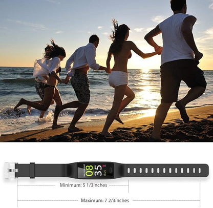 ZURURU Fitness Tracker with Blood Pressure Heart Rate Sleep Health Monitor for Men and Women, Upgraded Waterproof Activity Tracker Watch, Step Calorie Counter Pedometer Purple