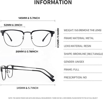Blue Light Blocking Glasses for Men Anti-Fatigue Computer Monitor Gaming Glasses Prevent Headaches Glasses