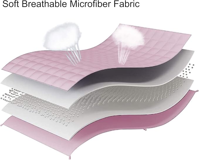 L'AGRATY Weighted Blanket - 60"x80" 20lbs Cooling Breathable Heavy Blanket Microfiber Material with Glass Beads for Adult All-Season Summer Fall Winter Soft Thick Comfort