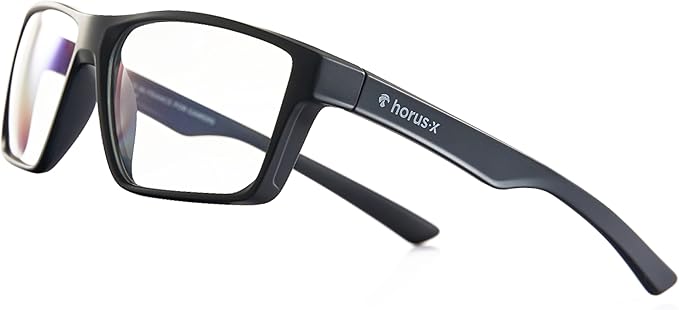 Horus X • Blue Light Glasses Men Women | Blue Light Blocking Glasses for Screen Anti-Fatigue Eye Migraine | Gaming Glasses V3