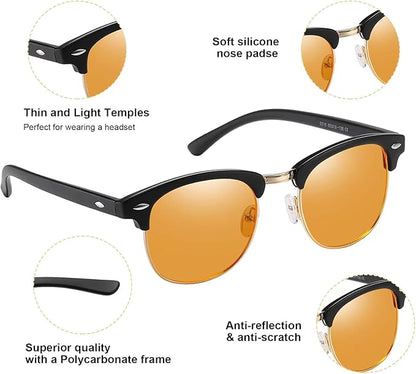 Okany Blue Light Blocking Glasses Gaming Computer Glasses Powerful Professional Screen Filter