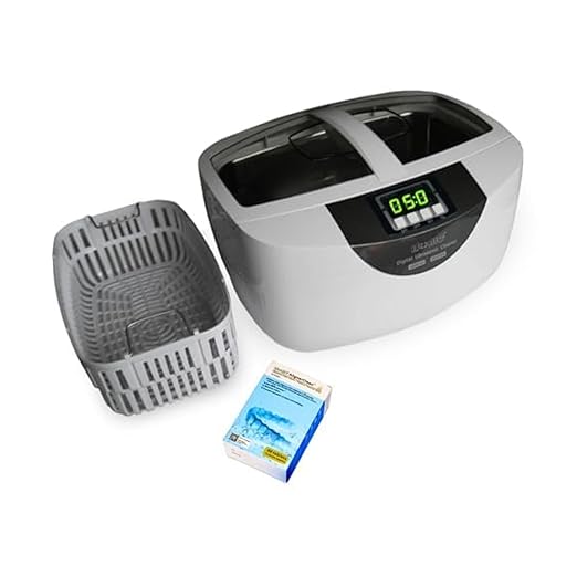 iSonic P4820 Ultrasonic Cleaner – Deep Cleaning for CPAP Masks, Hoses & Sleep Apnea Accessories (Small)