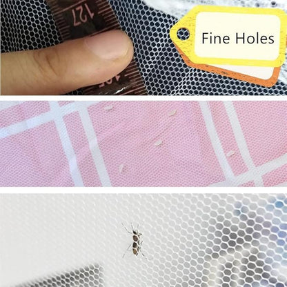 Fine Hole Stick-on Mosquito Net Canopy for Bunk Bed Twin Top Bottom