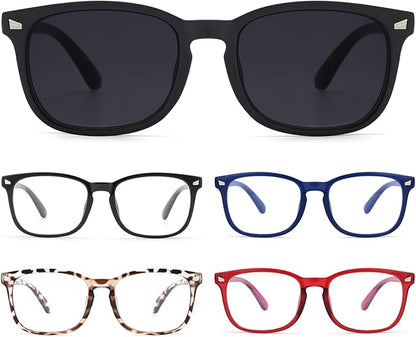 BLS BLUES Reading Glasses for Women for Home, Office & Driving - HD Clear Readers with Blue Light Blocking Protection