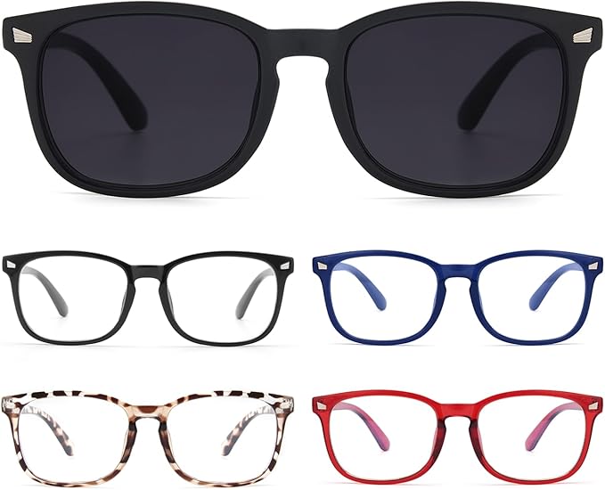 BLS BLUES Reading Glasses for Women for Home, Office & Driving - HD Clear Readers with Blue Light Blocking Protection