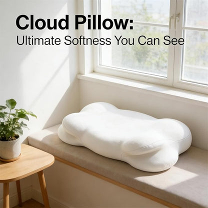 Mellow Cloud Align Pillow, Mellow Sleep Pillow, Ergonomic Memory Foam Pillows, Adjustable Cervical Neck Support Pillow, for Side Back Stomach Sleepers