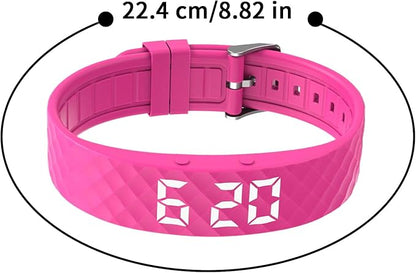 Vibrationswecker Armband | Vibrating Alarm Wristband, Silent Alarm Watch, Wrist Alarms Clock, Gentle Vibration Wakeup Watch, Vibrating Wrist Clock for Deep Sleepers/Hearing