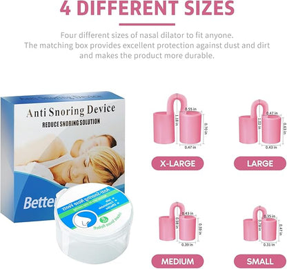 8pcs Anti Snoring Nose Vents Device That Work, Anti Nose Vents for Snoring Devices, Snoring Devices for Men, Nose Opener for Breathing Sleep, Stop Snoring Devices That Work for Men