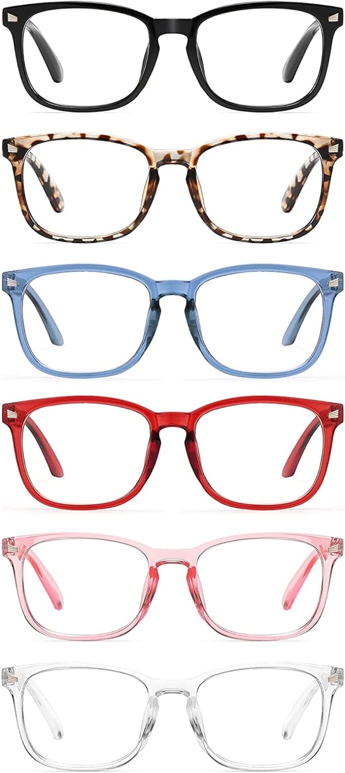 CCVOO Reading Glasses for Women/Men, Eyeglasses, Blue Light Readers for Women/Men, Computer Eye Glasses, Cheaters