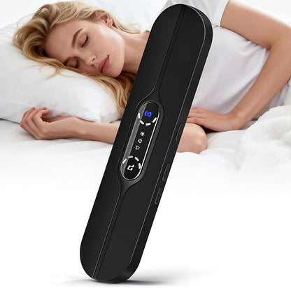 Pillow Speakers for Sleeping, Mini Portable Bluetooth Bone Conduction Under Pillow Sleep Speaker with Stereo Bass, Sleep Aid Speaker with 10 White Noise, Volume Control, TF Card Support, Timer