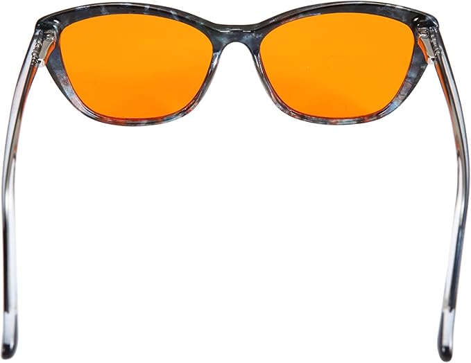 100% Blue Light Blocking Glasses - Better Sleep Anti Eye Strain Protection - Computer Gaming Women Men