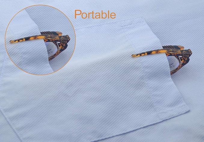 Computer Blue Light Blocking Reading Glasses(Flexible and Lightweight) Plastic Portable Readers