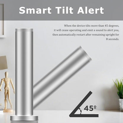 2026 Upgraded Cordless Rechargeable Diffuser - Hotel Scent Diffuser for Whole House- Scent Air Machine -App Bluetooth Control - Waterless Essential Oil Diffuser for Large Room, Studio Office -Silver