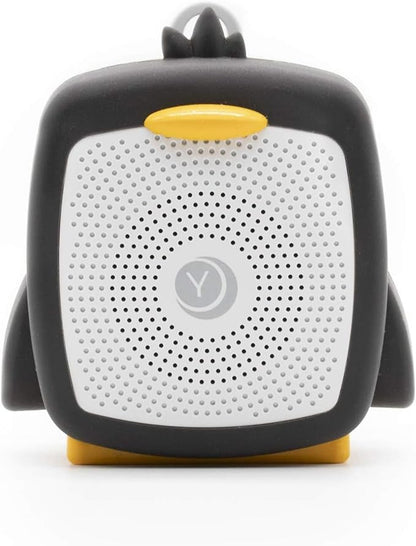 Yogasleep Pocket Baby Soother Penguin, White Noise Machine, 6 Soothing Sounds & Timer for Better Sleep, Includes Brown Noise & Lullabies, Compact Size for Travel & Child Safe, Must Have Registry Gift