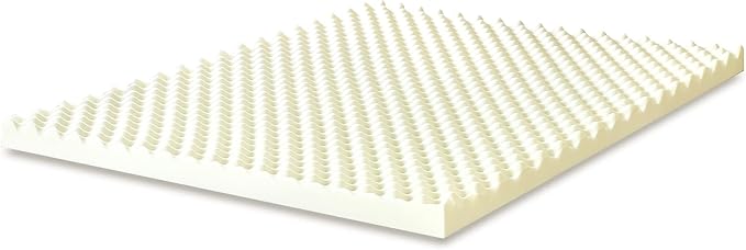 ZINUS 2 Inch Copper Cooling Memory Foam Mattress Topper with Airflow Design, Twin White