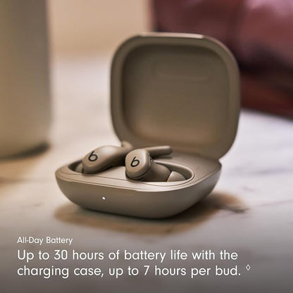 Beats - Powerbeats Fit - Wireless Noise-Cancelling Workout Earbuds with Ultimate Secure Fit with USB-C Charging Cable (1.5m) - Gravel Gray