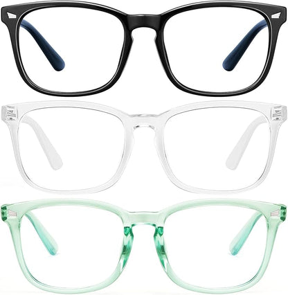 hunsquer Blue Light Glasses for Woman/Men Computer Blue Light Glasses