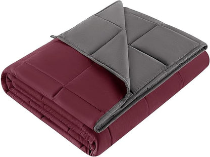 CYMULA Weighted Blanket Kids 7 Pounds (40''*60'' Throw Size) - Cooling Breathable Children Heavy Blankets Summer Winter - Ultra Microfiber Soft Comfort with Glass Beads - Gifts for Boys/Girls