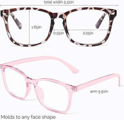 livho High Tech Blue Light Glasses - Advanced Blue Light Blocking Computer Glasses - Screen Fatigue & UV Protection