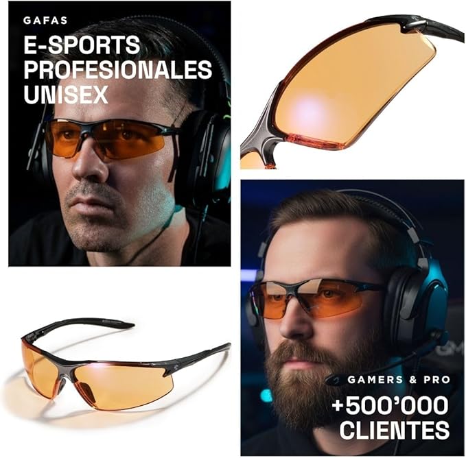 Horus X • Blue Light Glasses Men Women | Blue Light Blocking Glasses for Screen Anti-Fatigue Eye Migraine | Gaming Glasses V3
