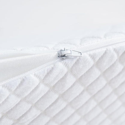 Wedge Pillow Headboard King Size - Ergonomic Support for Sleeping, Post-Surgery, Acid Reflux Relief, and More - CertiPUR-US Certified Memory Foam & Removable Cover, Wedge for Headboard Gap, King