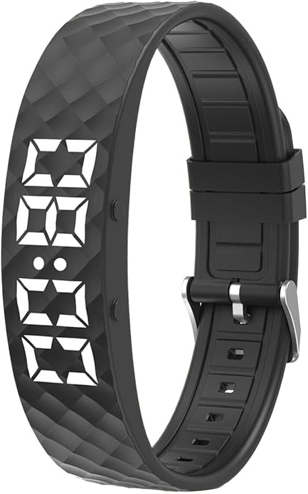 Rise Alarm Band - Rise Alarm Band for Deaf, Alarms Bracelet, Convenient Heavy Sleepers Bracelet, Watch Silent Timer, Vibrating Alaarm Wristband, Adjustable Wearable Alarms Device for Women Men Kids