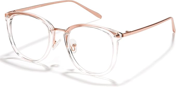 Cyxus Blue Light Glasses for Woman, Fashion Computer Glasses on Office Reduce Eye Strain Anti Migraine for Working Reading