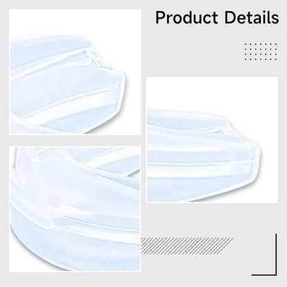 Bruxism Mouthguard, Anti Snore Mouthpiece, Night Anti-Grinding Mouth Guard, Sleep Aid Device, Eva Material, with Storage Case