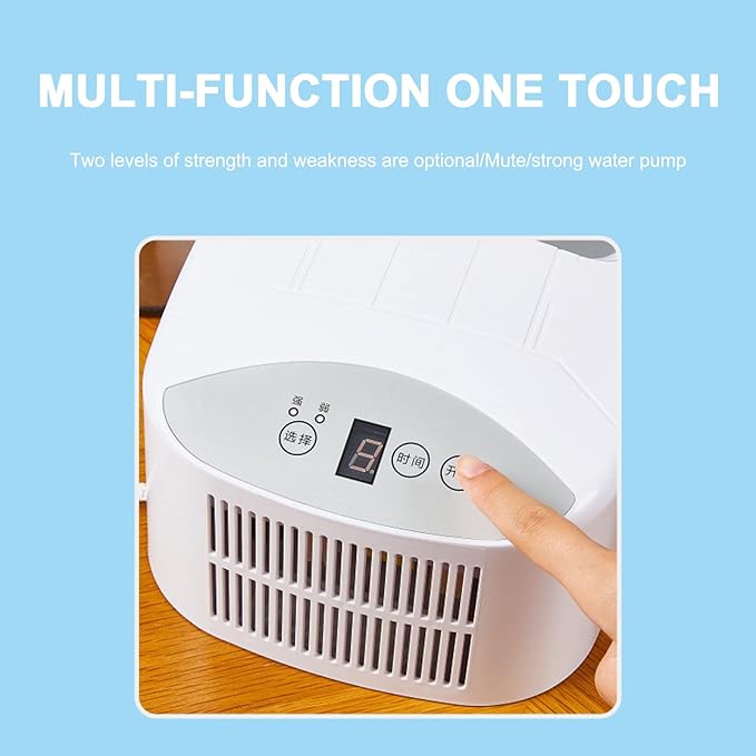Buhelyc Ice Mattress, Cooling Mattress Topper, Cooler Sleep System, Cooling Bed Conditioning System, Quiet, Cool Down 3-8℃, Cool in Summer, for Home, Dorm Room, Apartment and Hostel(Size:0.7 * 1.6m)