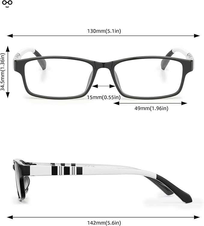 Reading Glasses for Women, 5 Pack Blue Light Blocking Readers, Lightweight Eyeglasses with Spring Hinge