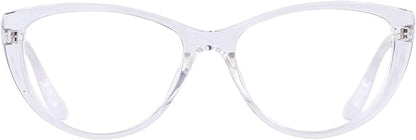 ANDWOOD Blue Light Blocking Glasses Women Bluelight Blocker Computer Cateye Clear Cat Eye Eyeglasses Frame AR003