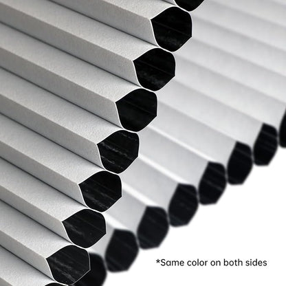 Motorized Cellular Shades with Remote, Blackout Smart Cellular Shades Compatible with Alexa, Cordless Honeycomb Window Blinds for Bedroom Home Office, Custom Size, Blackout Pearl
