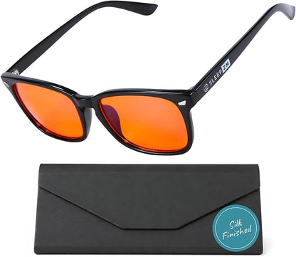 100% Blue Light Blocking Glasses - Better Sleep Anti Eye Strain Protection - Computer Gaming Women Men