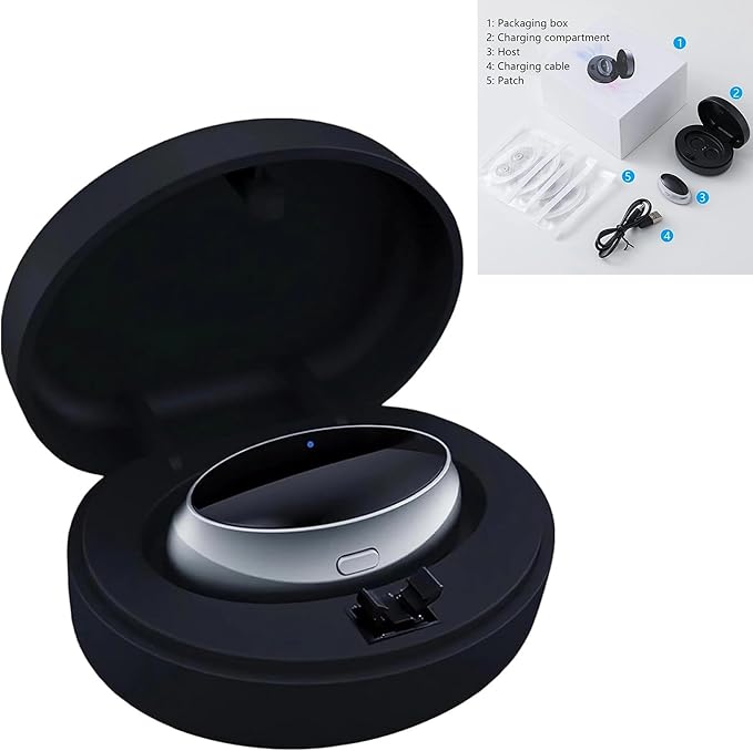 Anti-Snoring Aid - Portable 3-Speed Adjustable Device for Better Sleep, Comfortable & Easy to Use (Black)