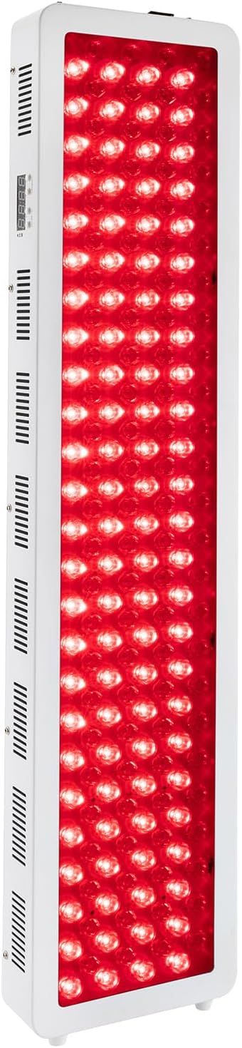 CNCEST Infrared Red Light Lamp, 1000w Red Light Near Infrared Light Panel, 660nm 850nm Led Red Lights Ther-Apy Lamp, for Improve Sleep,Muscl Relief,Skin Health,Anti-A-ging