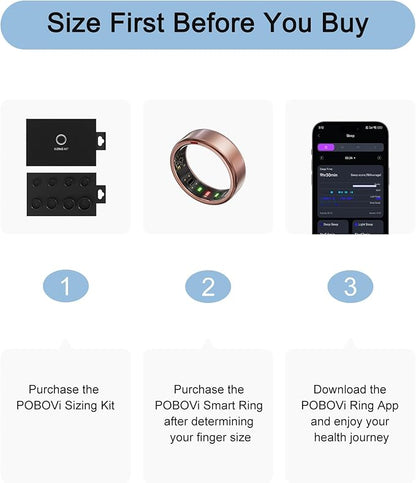 Ring OnePlus - Ultra-Thin Titanium Smart Ring - 7 Days Battery Life - Fitness/SPO₂/Stress/HR/Sleep Skin Temperature Tracker - No App Fee - iOS&Android Compatible (Rosegold, 12)