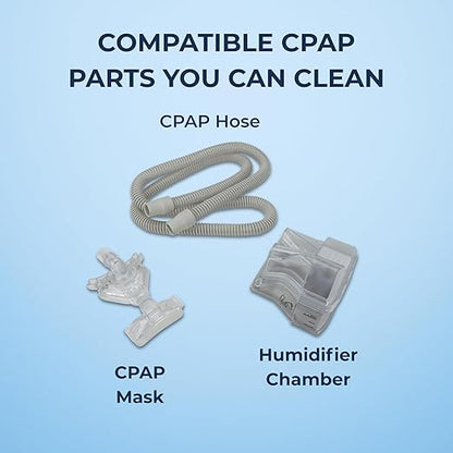 iSonic CPAP Ultrasonic Cleaner – Deep Cleaning for CPAP Masks, Hoses & Sleep Apnea Accessories (Large)