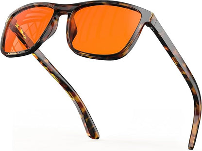 Bloomoak-99% Blue Light Blocking Glasses - Gaming Glasses - Anti Glare - Anti Fatigue -Suitable for Screens, Games, TVs
