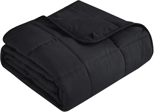 Topcee Weighted Blanket for Adults (15 lbs, 60" x 80") Queen Size Soft Cooling Heavy Blanket Sleeping, Apply to 130-160 lbs Body, Thick Breathable Blanket with Glass Bead, Easy Care