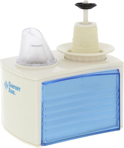 Comfort Zone Ultrasonic Turn Bottle into into Personal Portable Humidifier - 6 Hour Operation - Whisper Quiet, Travel, White