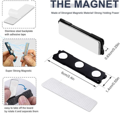 Magnetic Blackout Blind,100% Portable Blackout Curtain for Bedroom,No Drill Window Shades,DIY Cut Black Out Window Cover with Suction Cups and Magnetic Closure,2 Way to Put Up (118" x 57")
