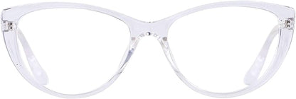 ANDWOOD Blue Light Blocking Glasses Women Bluelight Blocker Computer Cateye Clear Cat Eye Eyeglasses Frame AR003