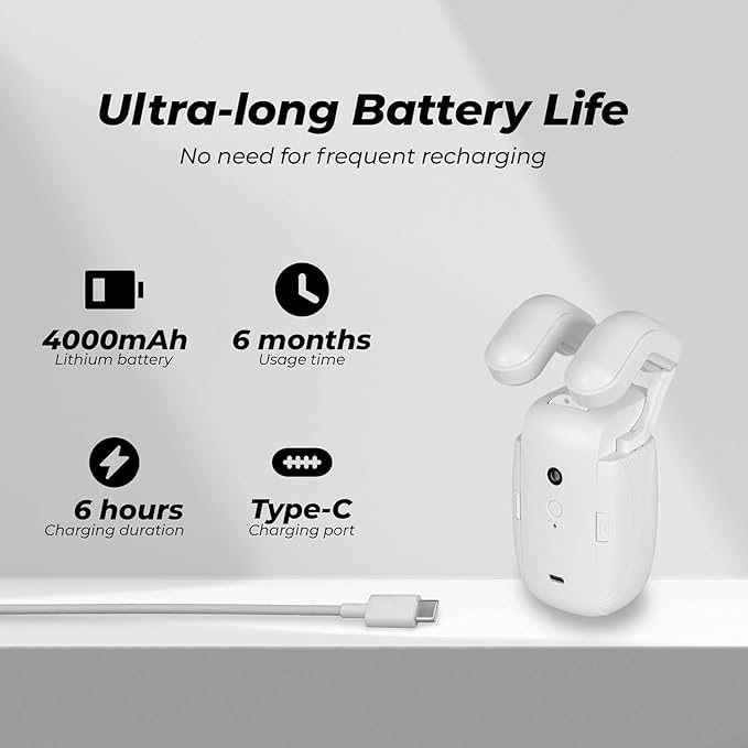 Smart Curtain Openers with Remote Control, High Performance Motor for Roman, T/U-Shaped Tracks Automated Opening and Closing (WiFi 2PK)