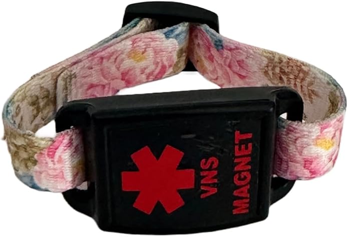 Handmade VNS (Vagus Nerve Stimulator) Bands for Magnets - Floral Prints