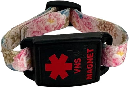 Handmade VNS (Vagus Nerve Stimulator) Bands for Magnets - Floral Prints