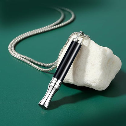 Breathe Free Necklace, Natural Stone Breathing Necklace for Stress Relief, Mindfulness and Relaxation, Anxiety Necklace Mindful Breathefree Calm Tool with Plant Cores, Portable Wellness Gift for Adult
