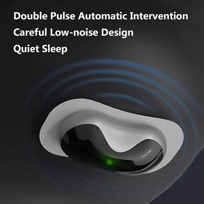 Electric Mini Anti Snoring Device Sleep Apnea Stop Snore Electric Snore Stopper Devices with Intelligent Throat Massages Snoring Solution Machine for Better Sleep