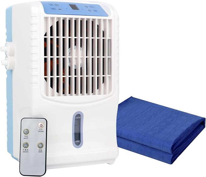 Buhelyc Bed Cooling Mattress Pad, with Remote, Chilled Mattress Topper Water Cooling System Ideal for Hot Sleepers and Night Sweats, Chilled Water Sleep Cooling System, Stay Cool, 0.7 * 1.6m