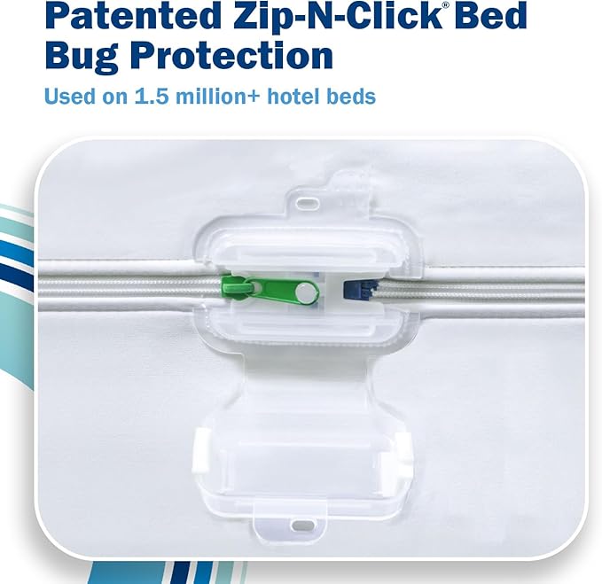 CleanRest PRO Presto! Zip-Off Top Mattress Encasement for EZ Washing, King Size, Waterproof Mattress Protector - Bed Bug, Dust Mite & Allergen Proof - 1 Person Install, No Mattress Lifting to Wash